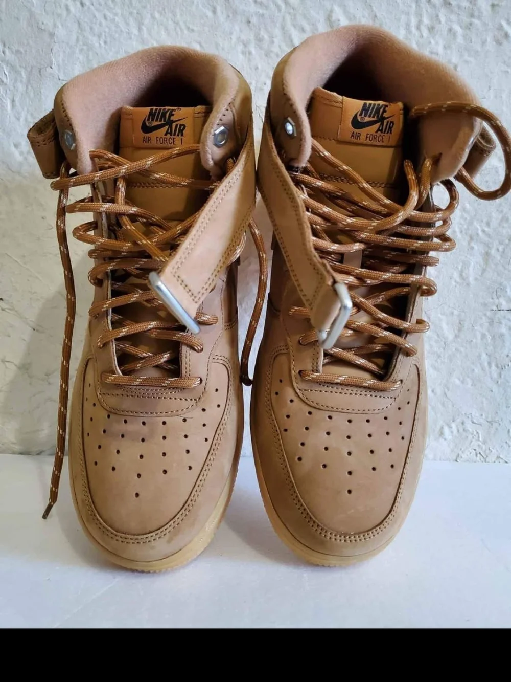 Nike Air Force 1 Mid Wheat Tan Sneakers